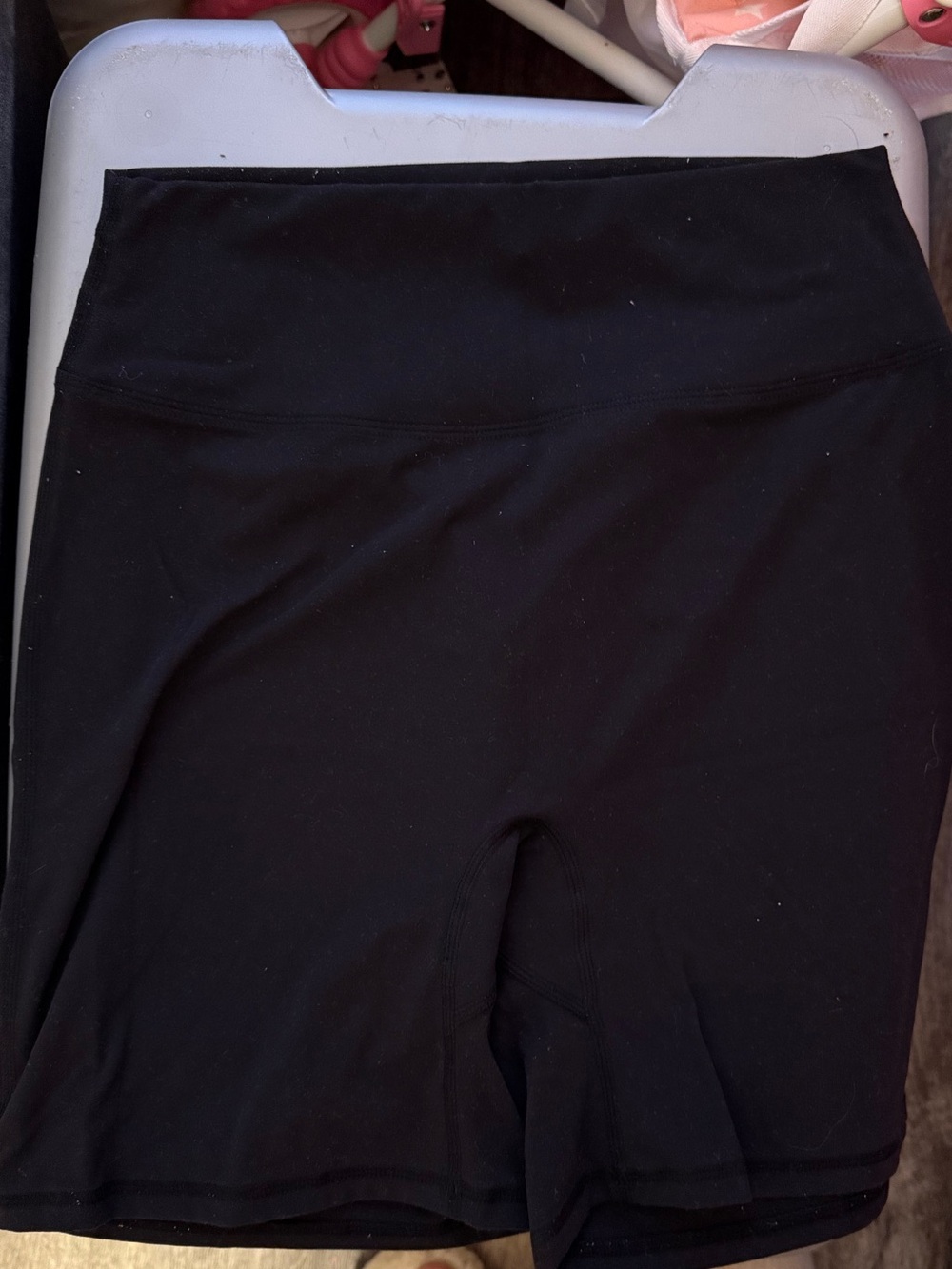 BuffBunny High-Waist Black Bike Shorts